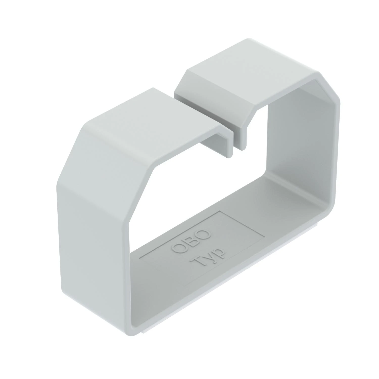 Wire clamp for slotted cable trunking system OBO LKV