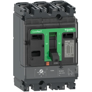 Power circuit-breaker for trafo/generator/installation protection Schneider Electric ComPacT NSX, new generation