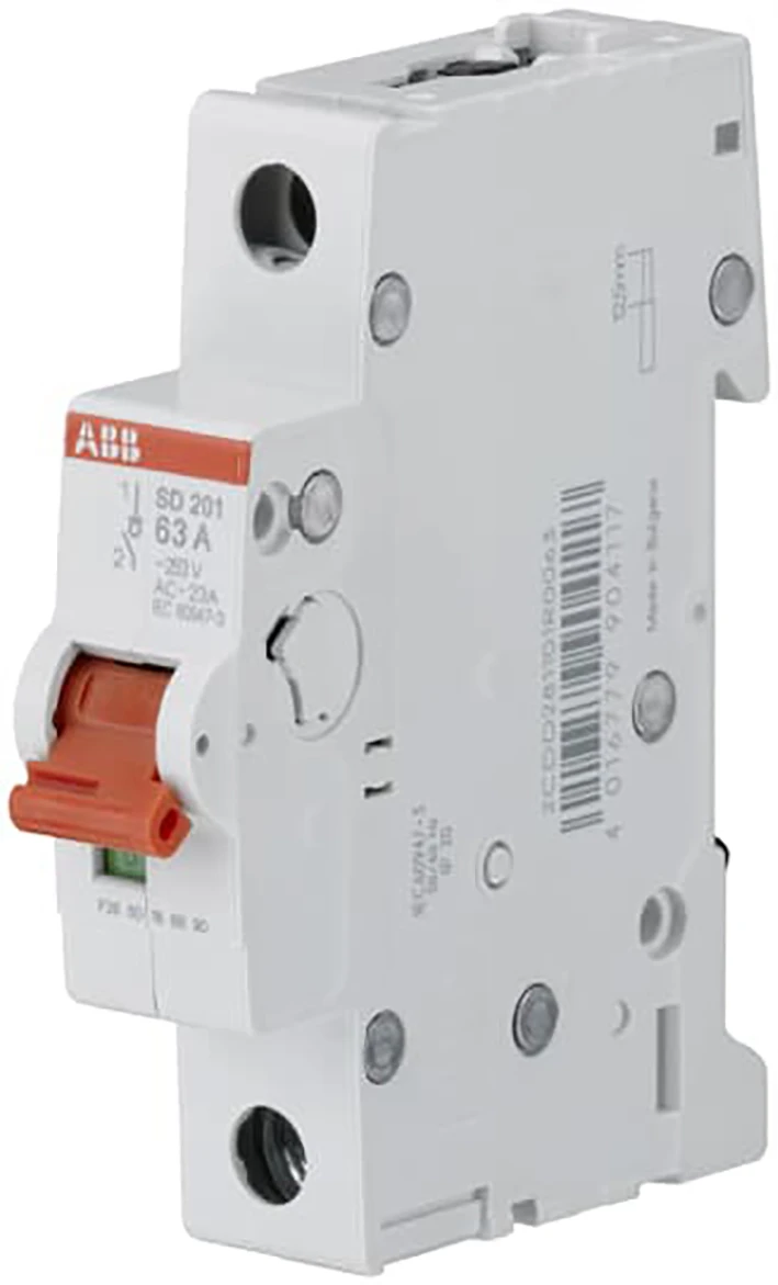 Main switch for distribution board ABB Componenten System pro M compact