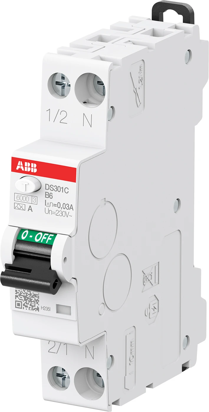 Earth leakage circuit breaker ABB Componenten System pro M compact