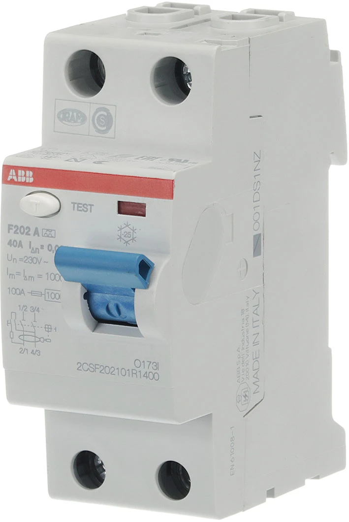 Residual current circuit breaker (RCCB) ABB Componenten System pro M compact