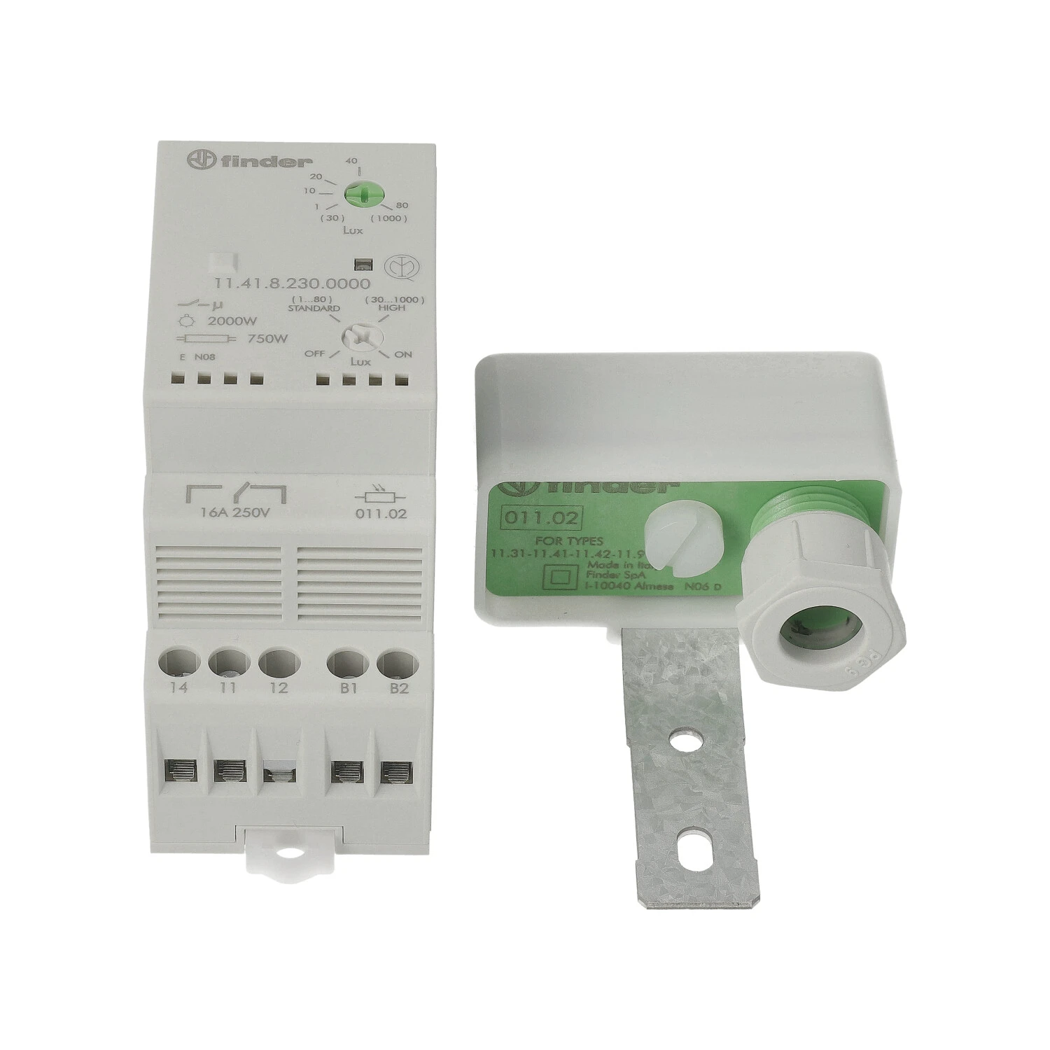 Schemerschakelaar voor DIN-rail Finder 11