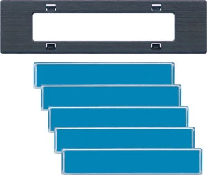 Labelling material for domestic switching devices Jung A range