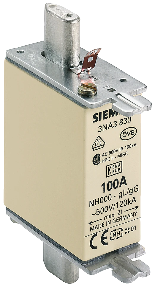 Knife blade fuse Siemens AG