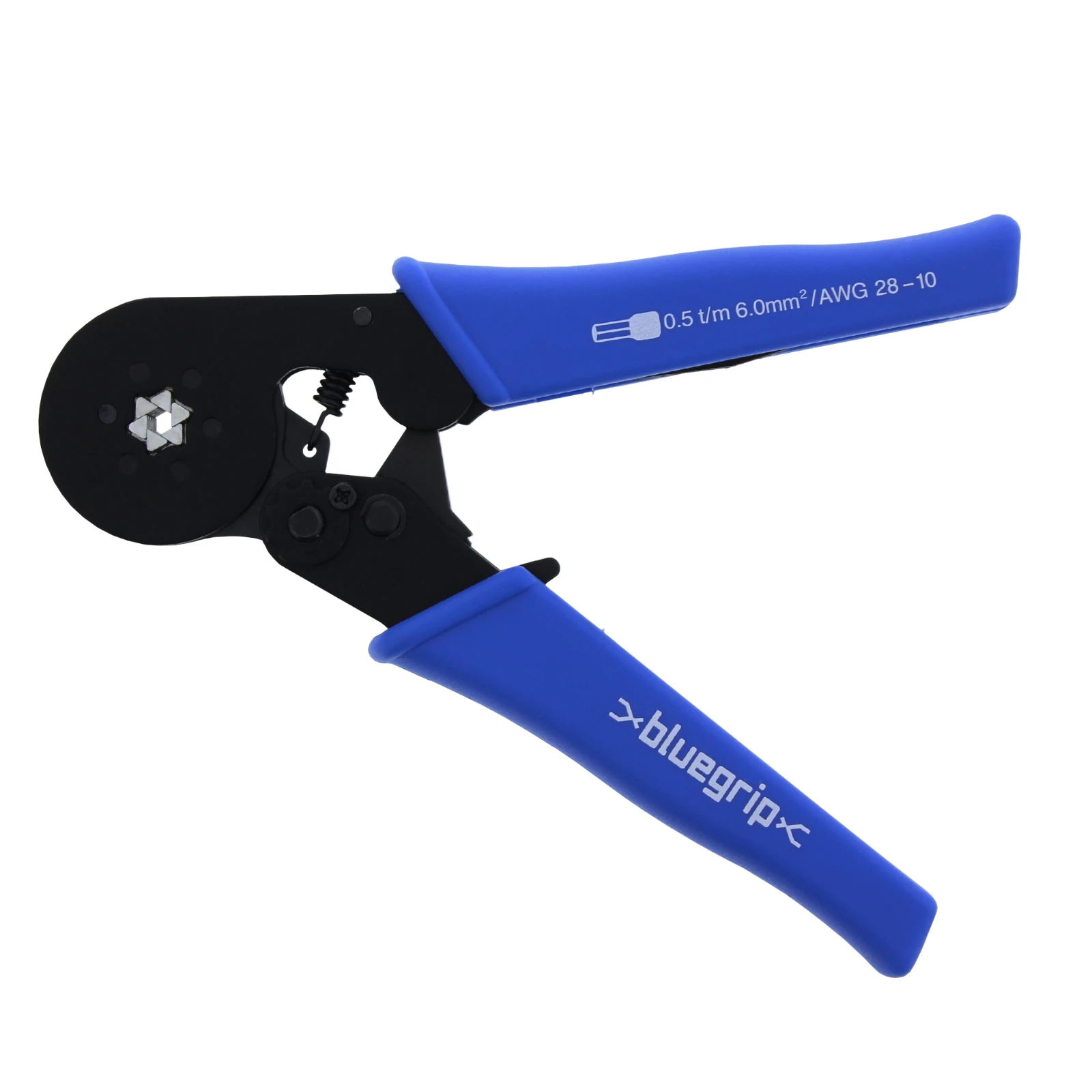 Crimp tool cable lugs, cable end sleeves, screen connection BLUEGRIP Krimptang voor adereindhulzen