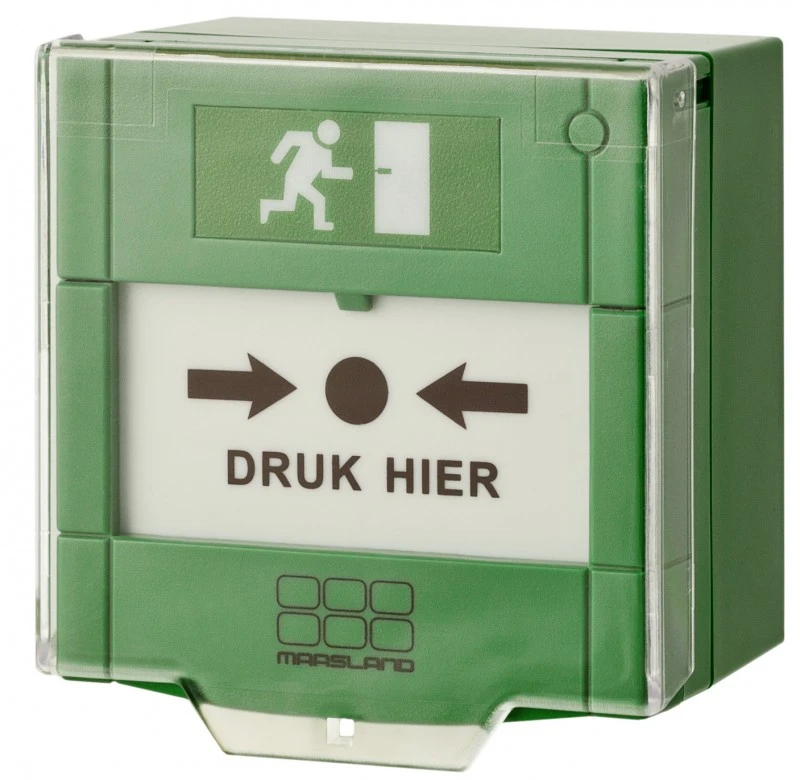 Manual call point for danger detection system Maasland Groep Accessoires