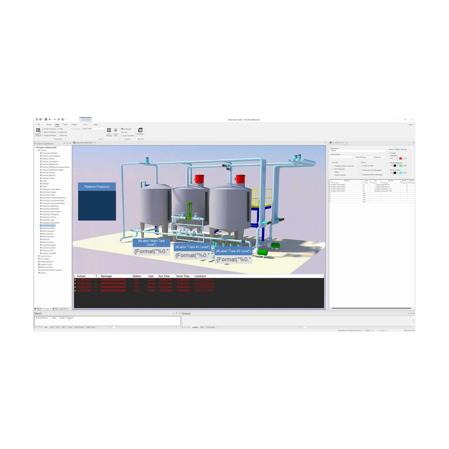 Programmeer- en engineeringssoftware Pro-face by Schneider Electric Pro-face BLUE Open Studio