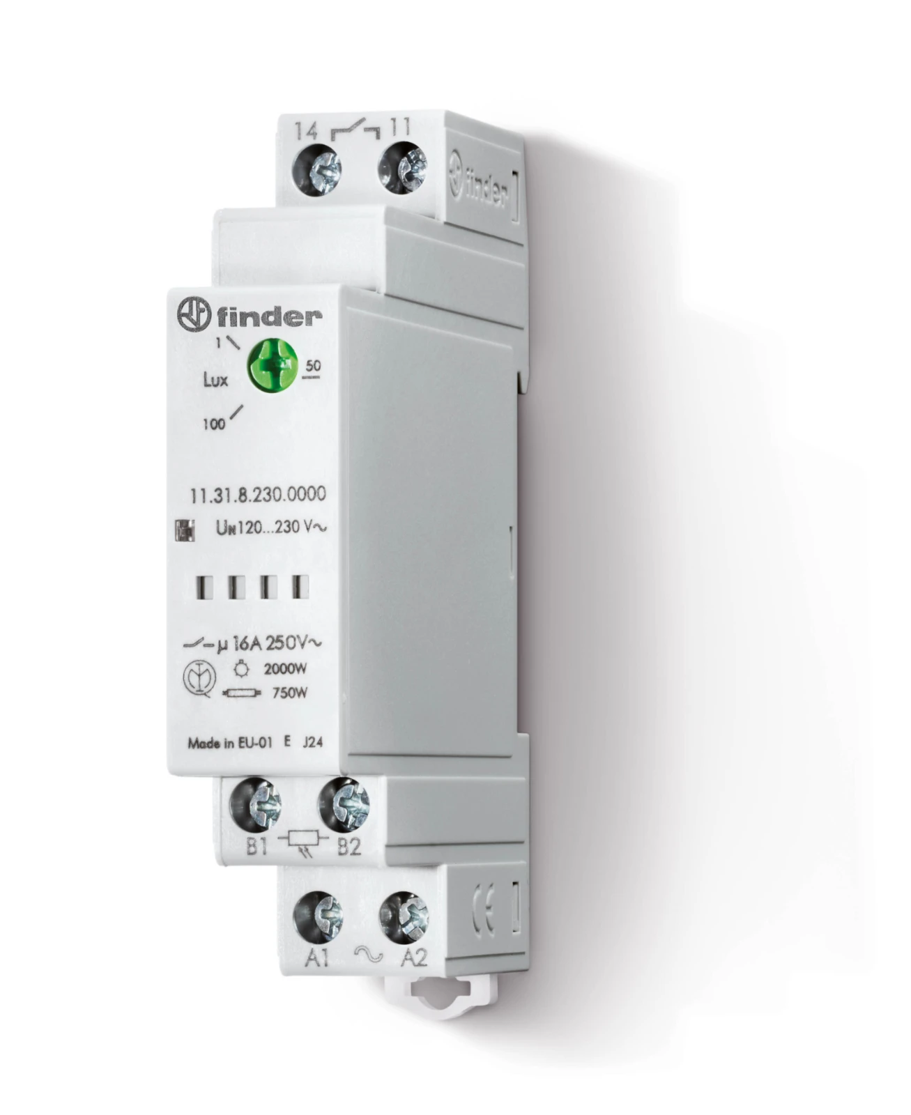 Schemerschakelaar voor DIN-rail Finder 11