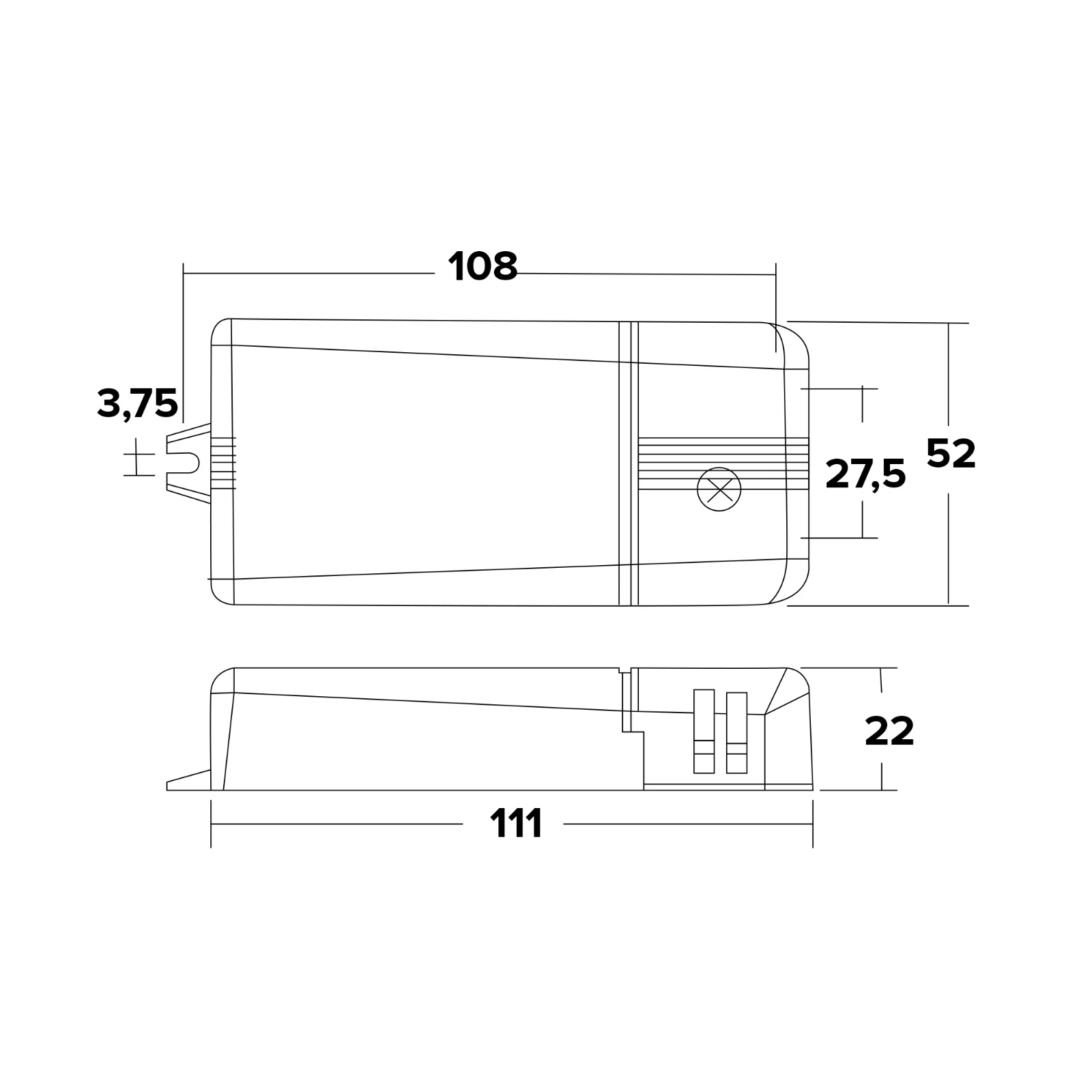 LED driver Lumiko Leddriver constante spanning, DALI