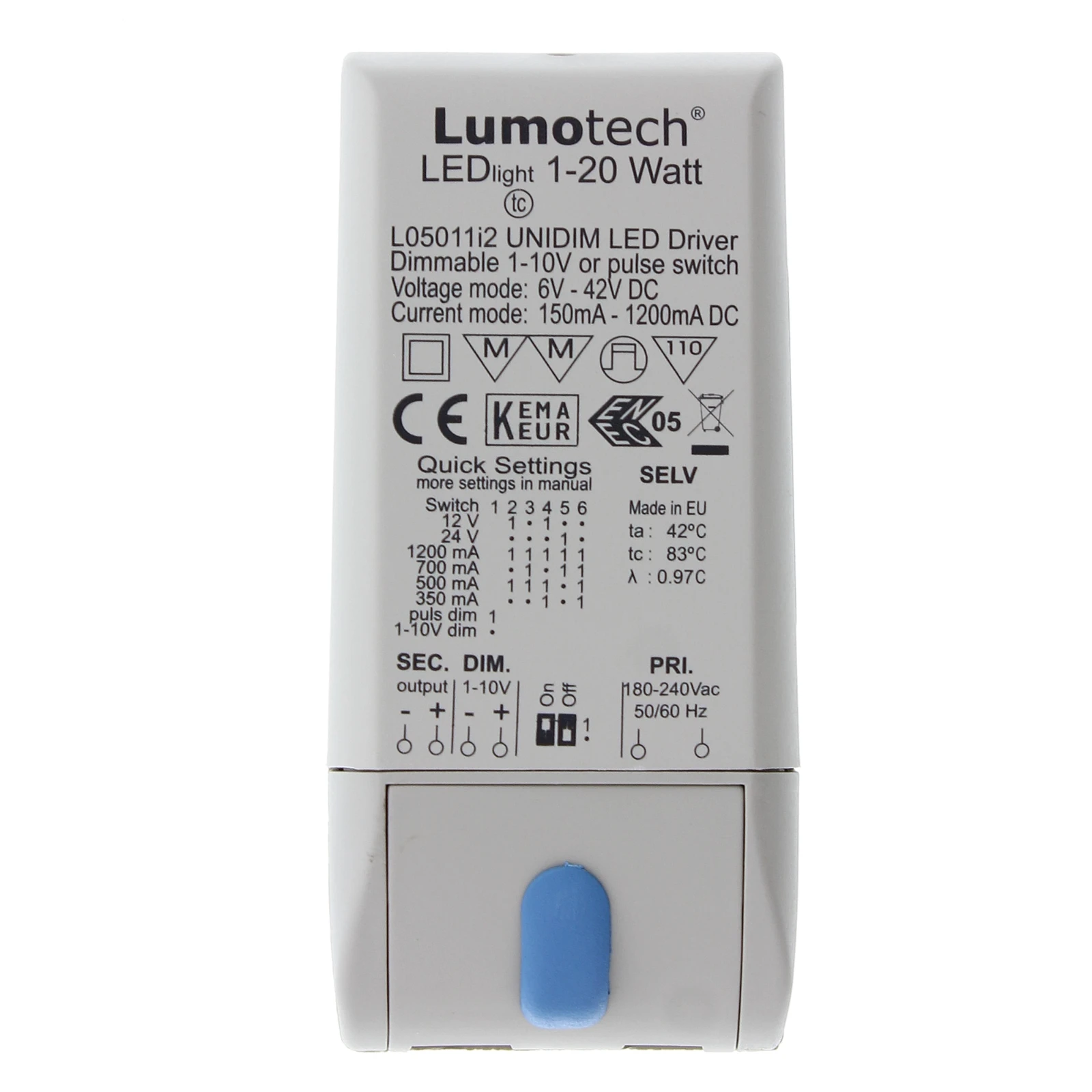LED driver Lumiko Leddriver universeel, 1-10V