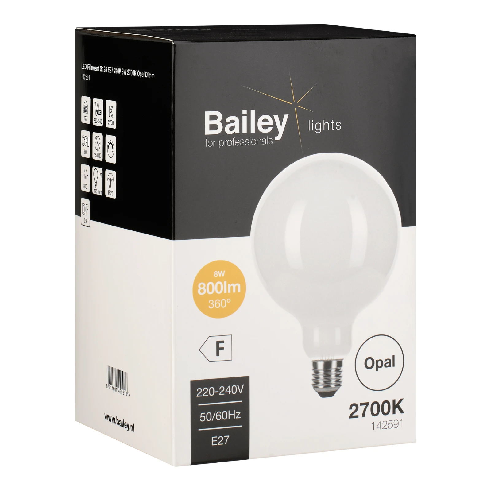 LED-lamp/Multi-LED Bailey LED Filament globe