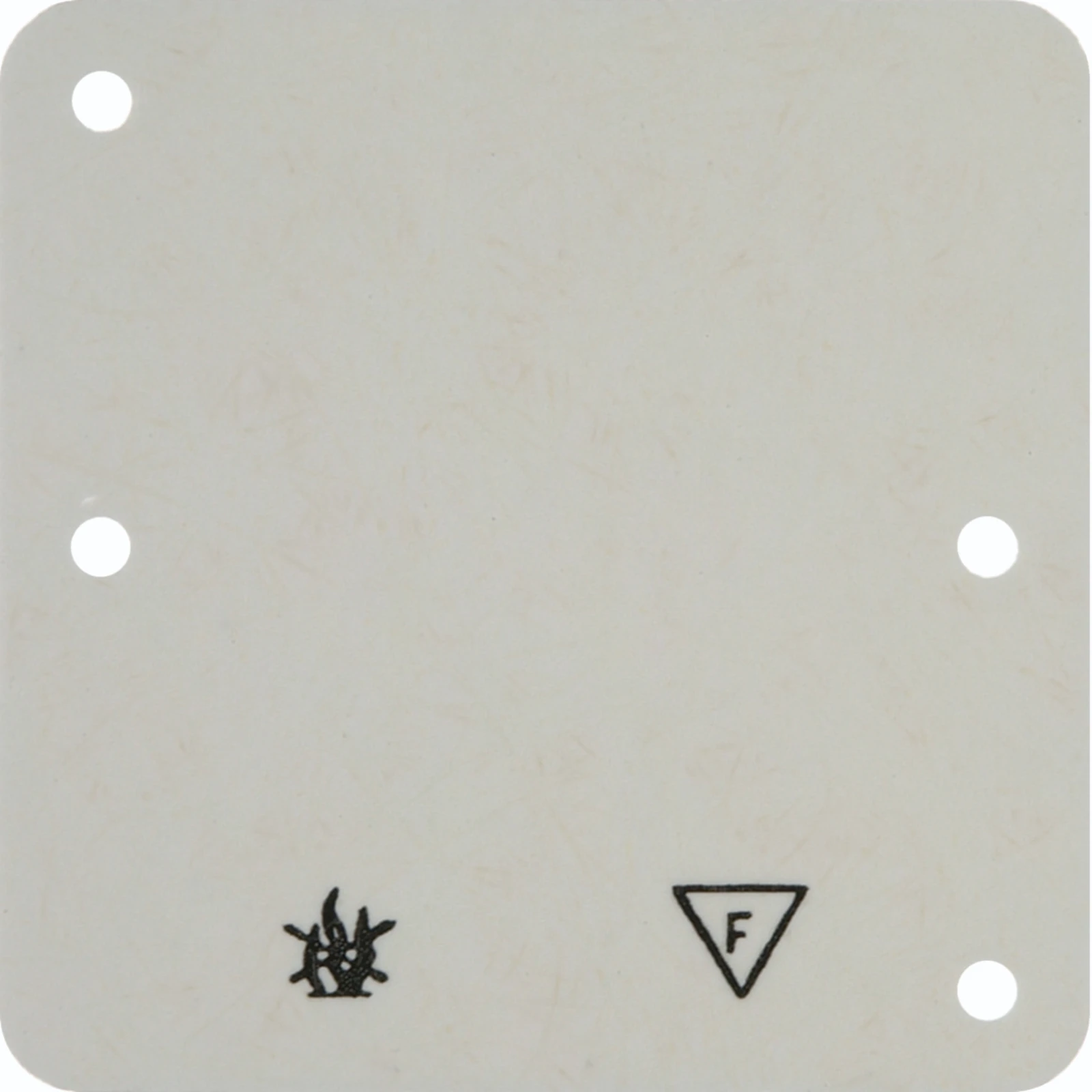 Base plate for surface mounted wiring devices Hager Opbouw