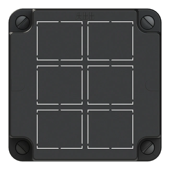 Cover for box/housing for surface mounting on the wall/ceiling ABB Installatiedozen en -kasten Hafobox