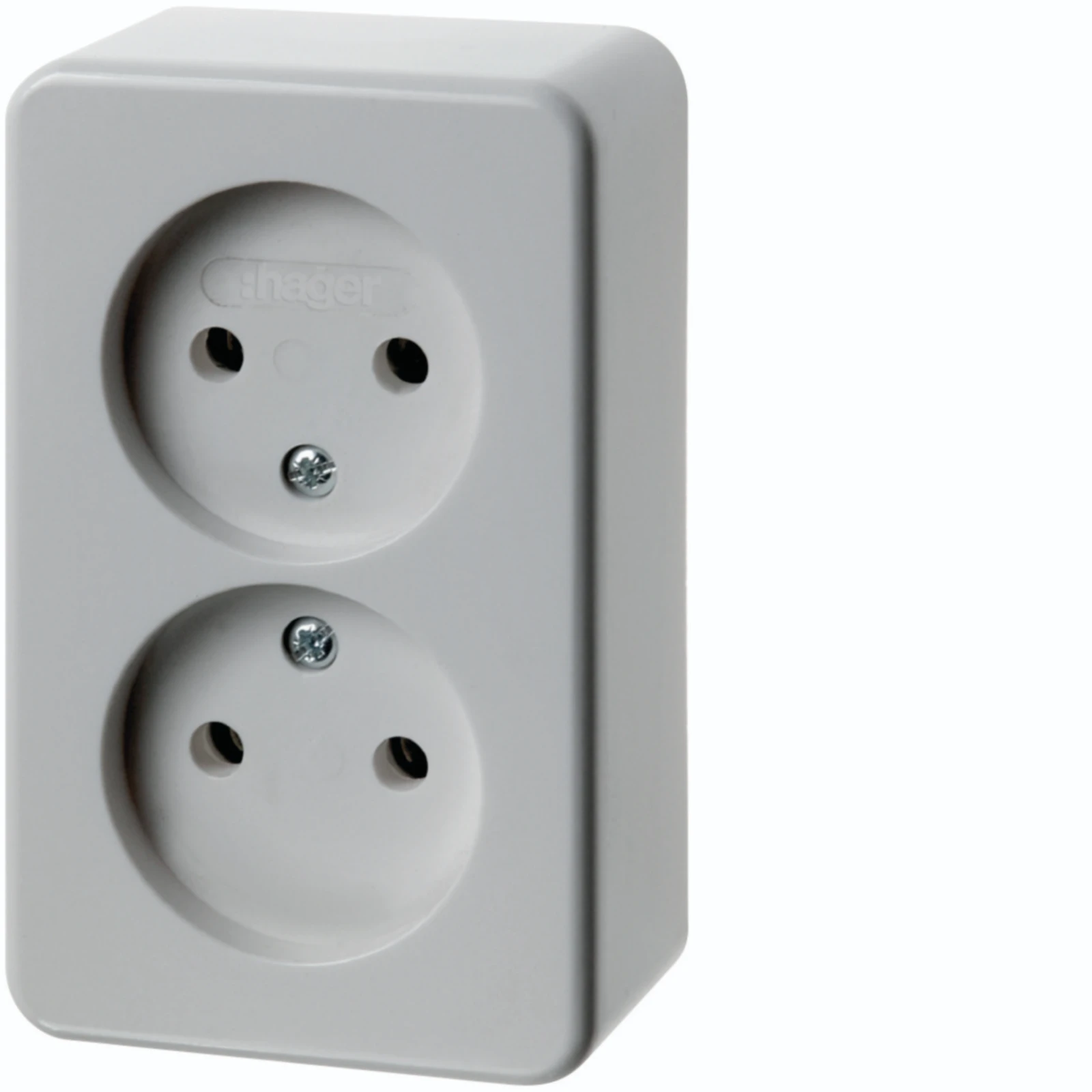 Wandcontactdoos Hager Opbouw