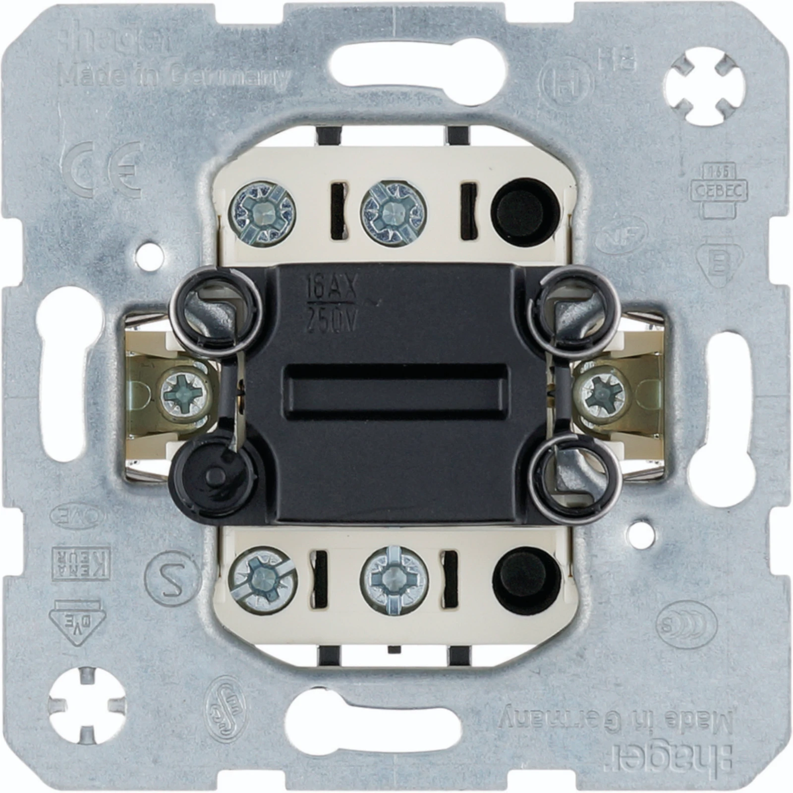 Installation switch Hager Basiselementen