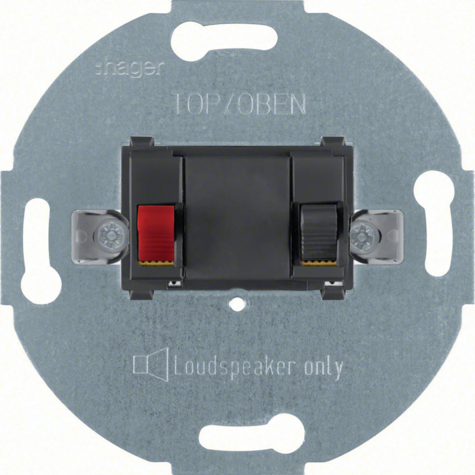 Insert/cover for communication technology Hager Basiselementen