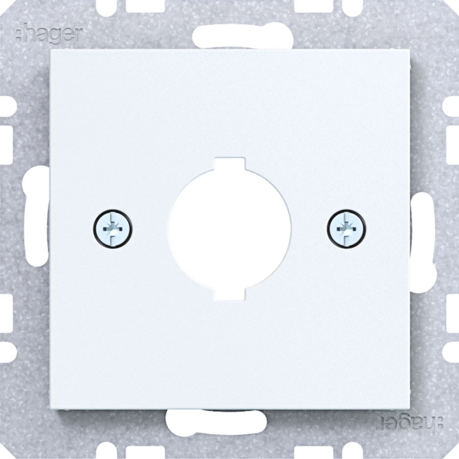 Insert/cover for communication technology Hager A.x/C.x/S.1/B.x/Q.x/K.x