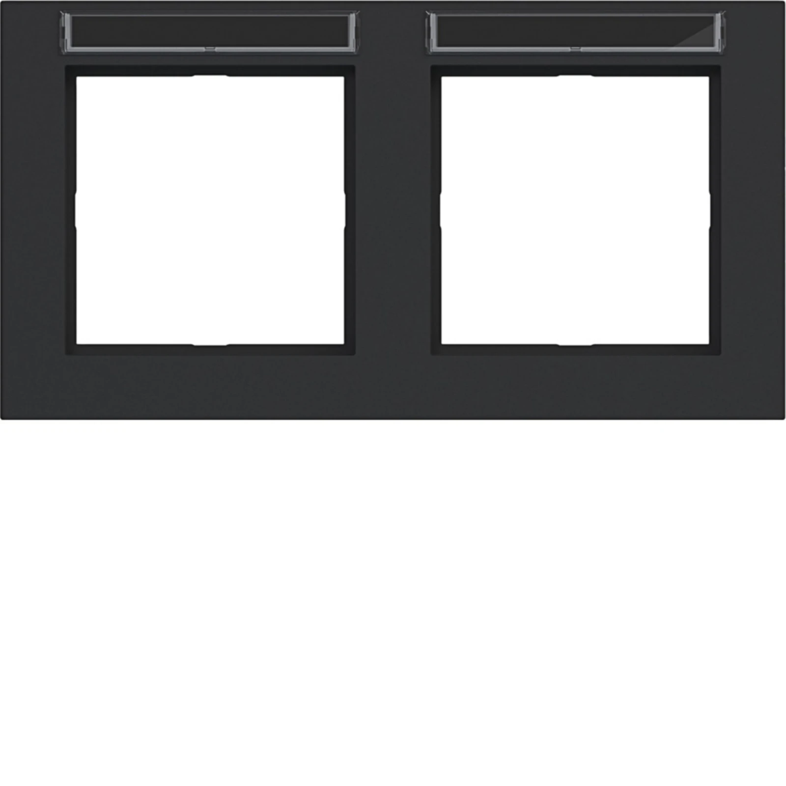 Cover frame for domestic switching devices Hager A.1
