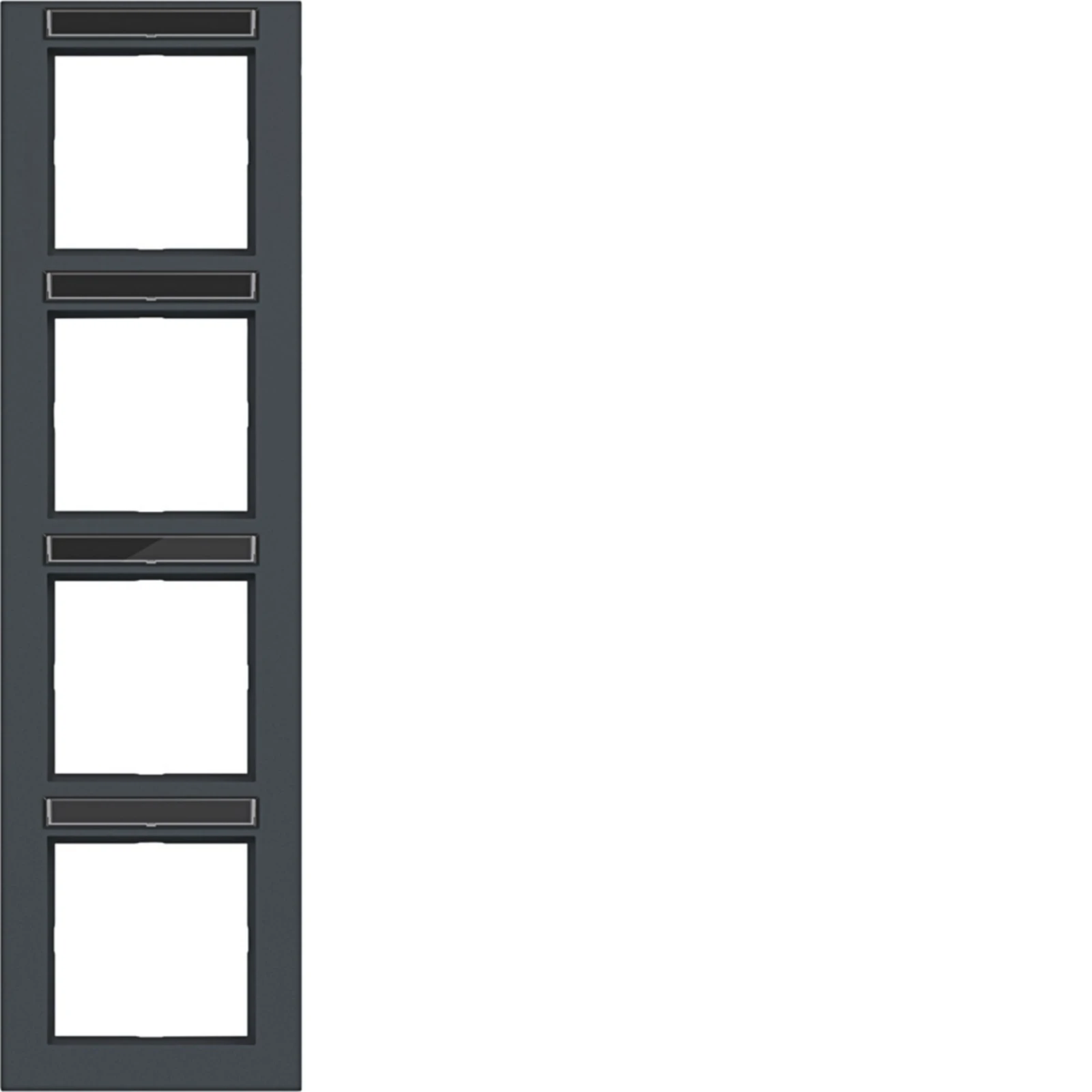 Cover frame for domestic switching devices Hager A.1