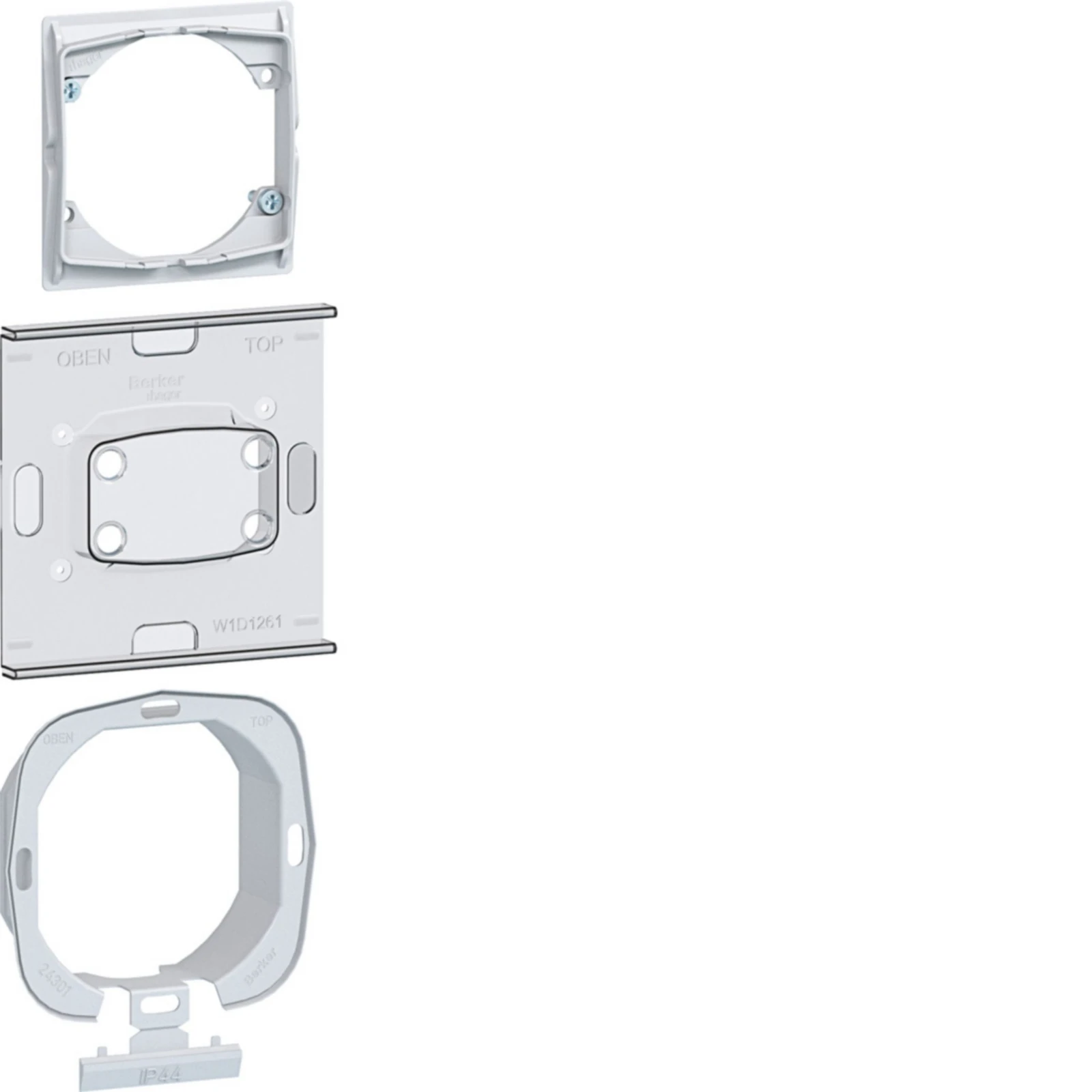 Accessories/spare parts for domestic switching devices Hager Basiselementen