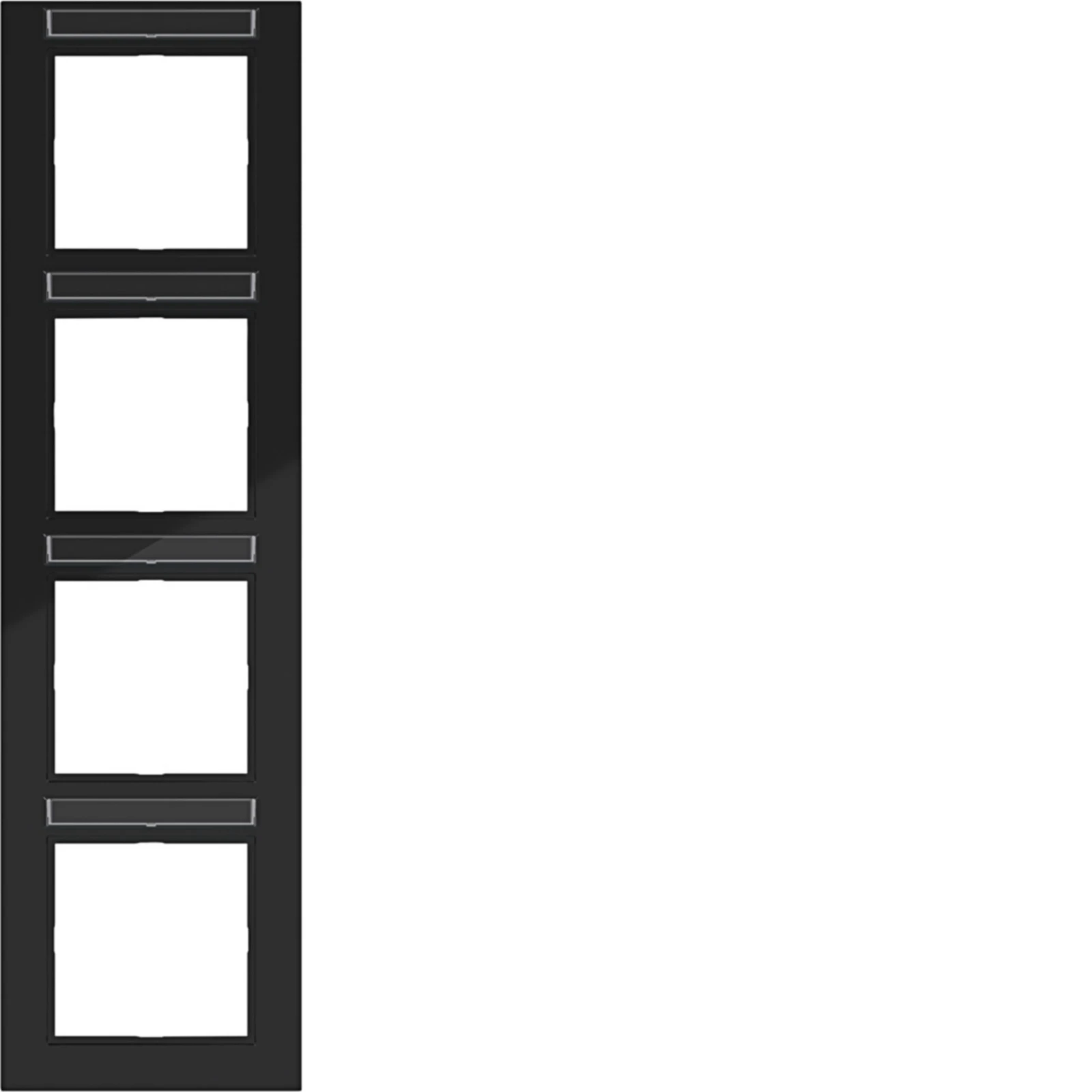 Cover frame for domestic switching devices Hager A.1
