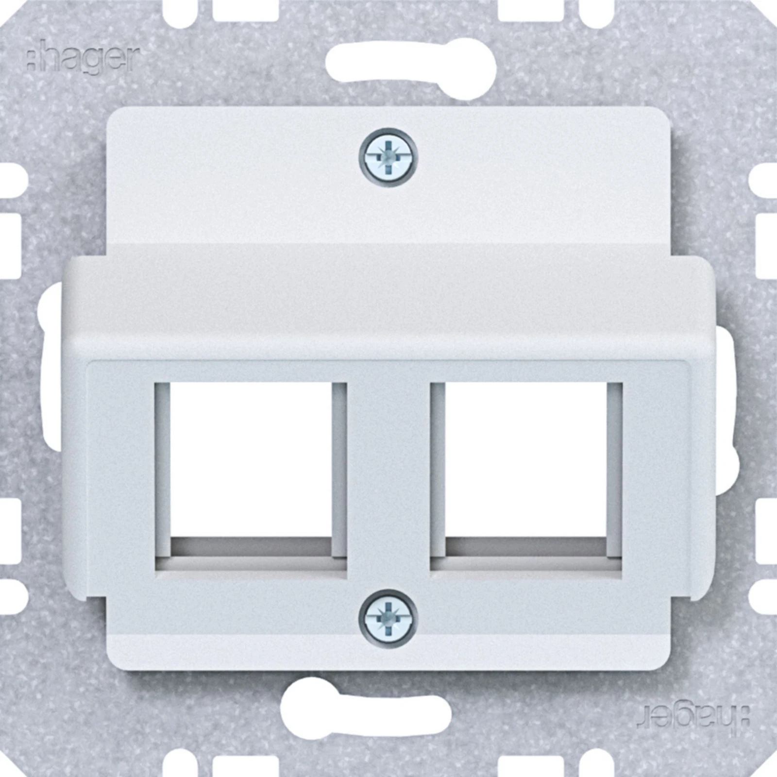 Insert/cover for communication technology Hager A.x/C.x/S.1/B.x/Q.x/K.x