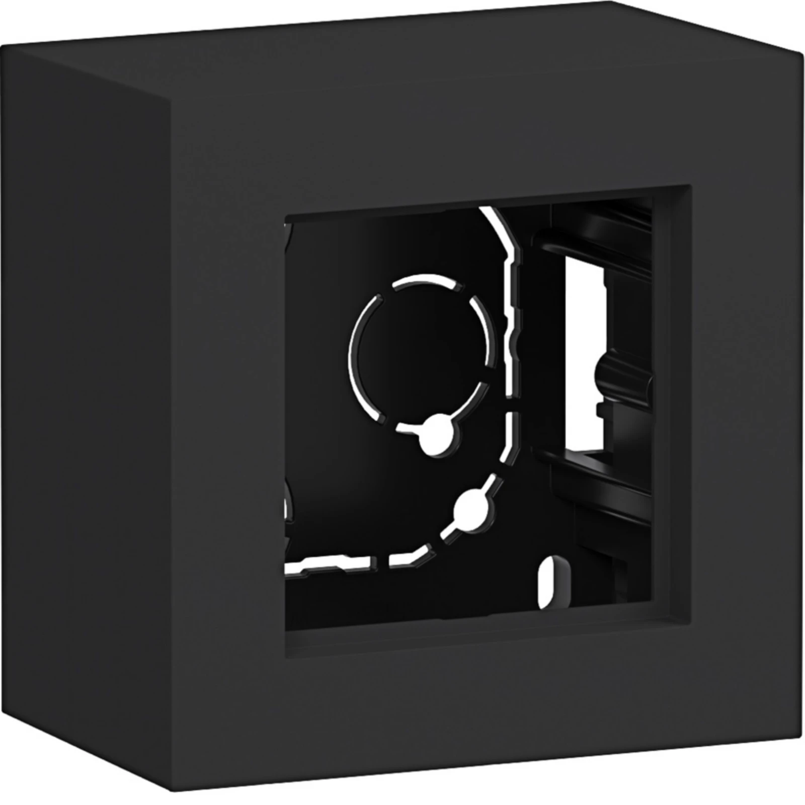 Surface mounted box for flush-mounted switching equipment Hager A.8