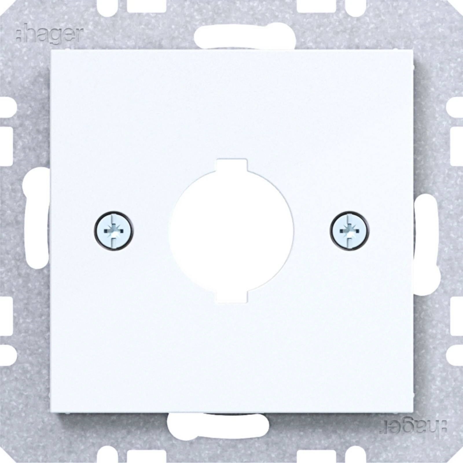 Insert/cover for communication technology Hager A.x/C.x/S.1/B.x/Q.x/K.x