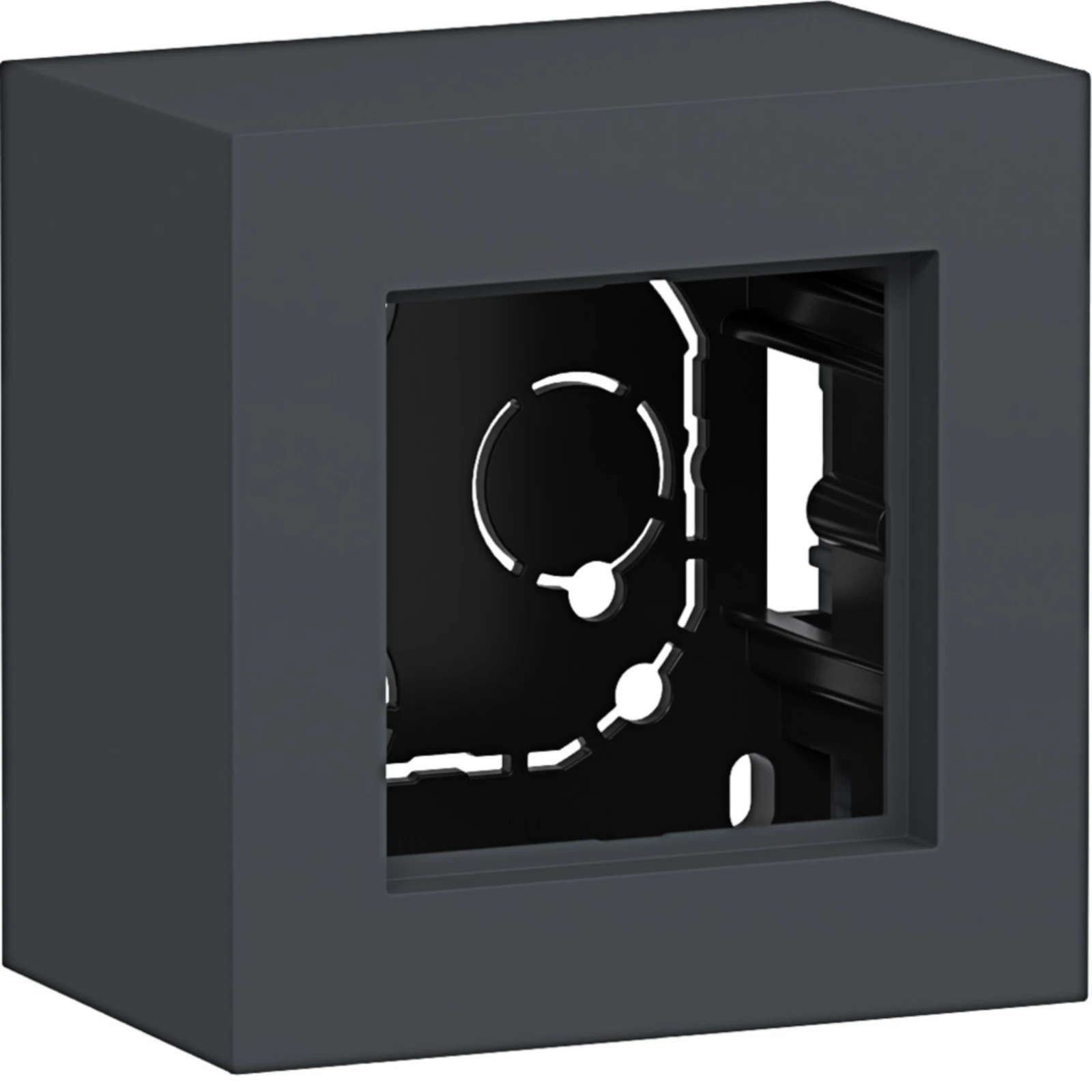 Surface mounted box for flush-mounted switching equipment Hager A.8