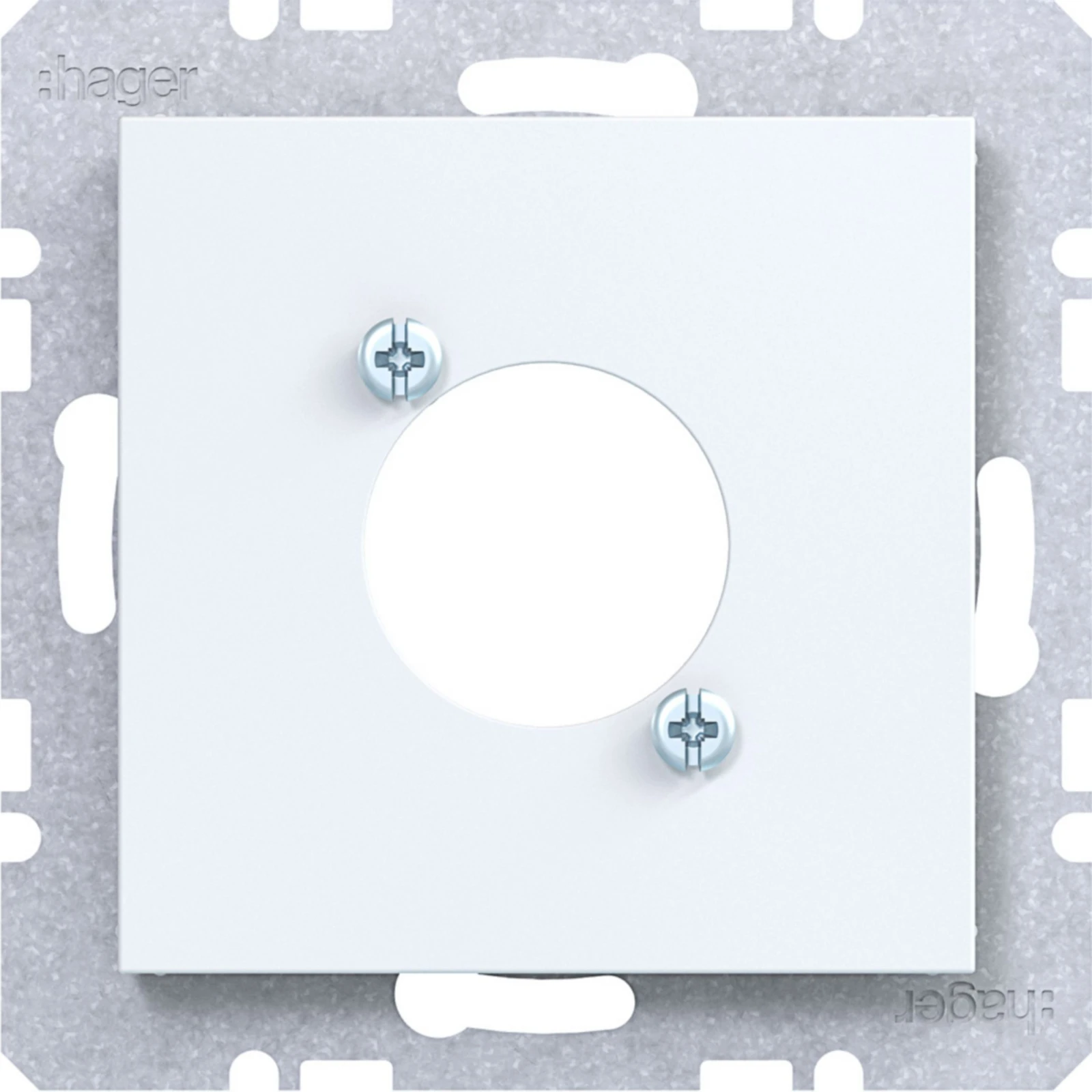 Insert/cover for communication technology Hager A.x/C.x/S.1/B.x/Q.x/K.x