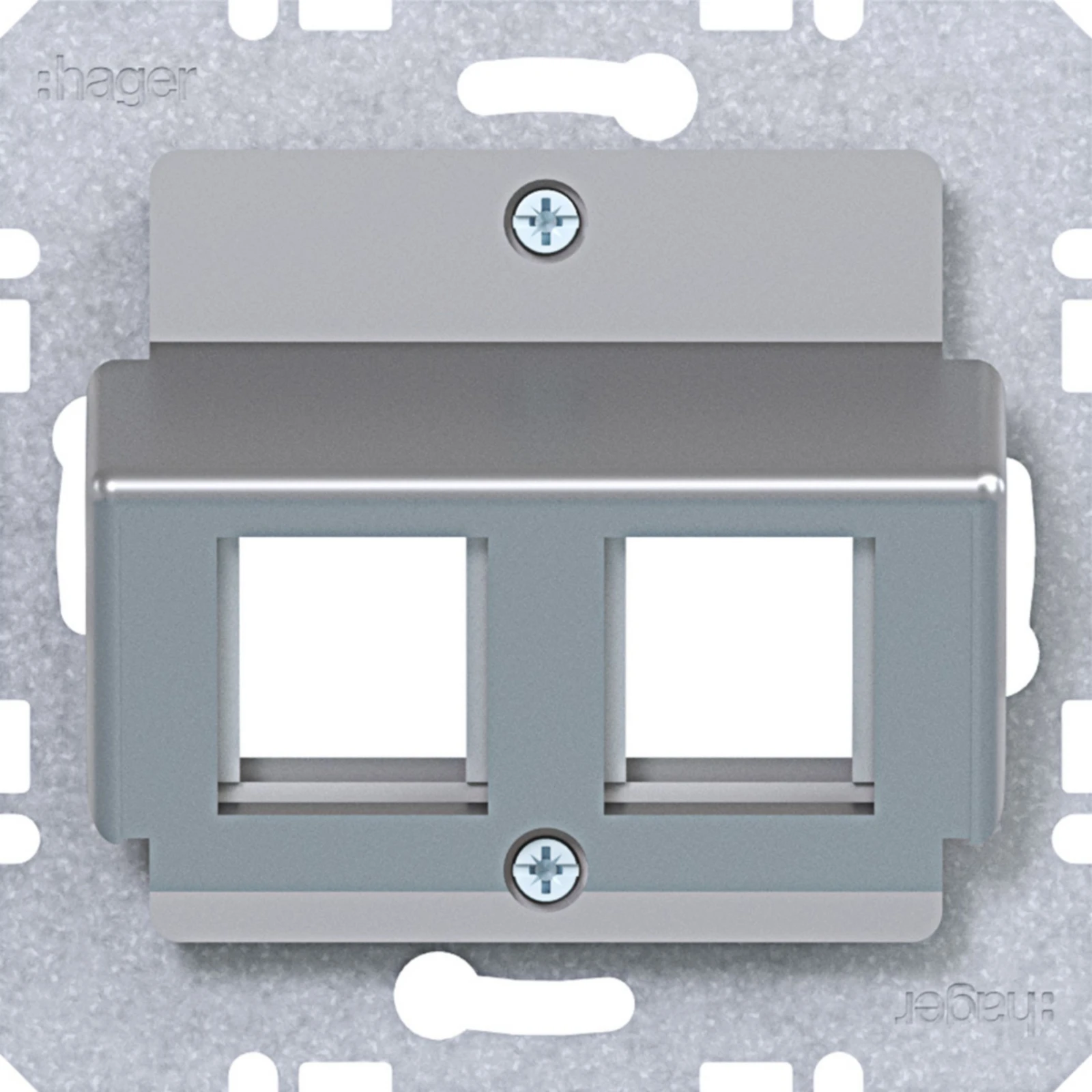 Onderdeel/centraalplaat communicatie-schakelmateriaal Hager A.x/C.x/S.1/B.x/Q.x/K.x