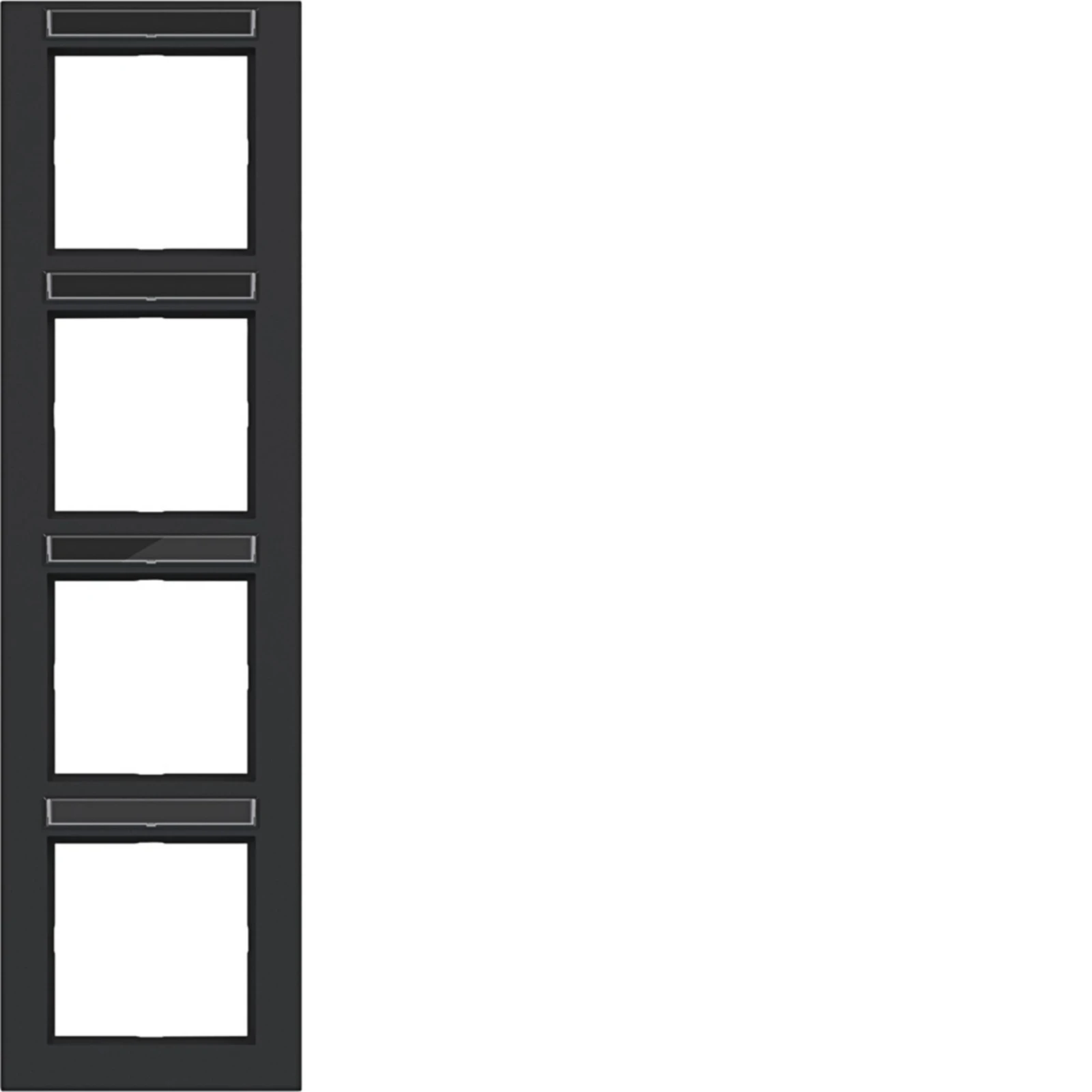Cover frame for domestic switching devices Hager A.1