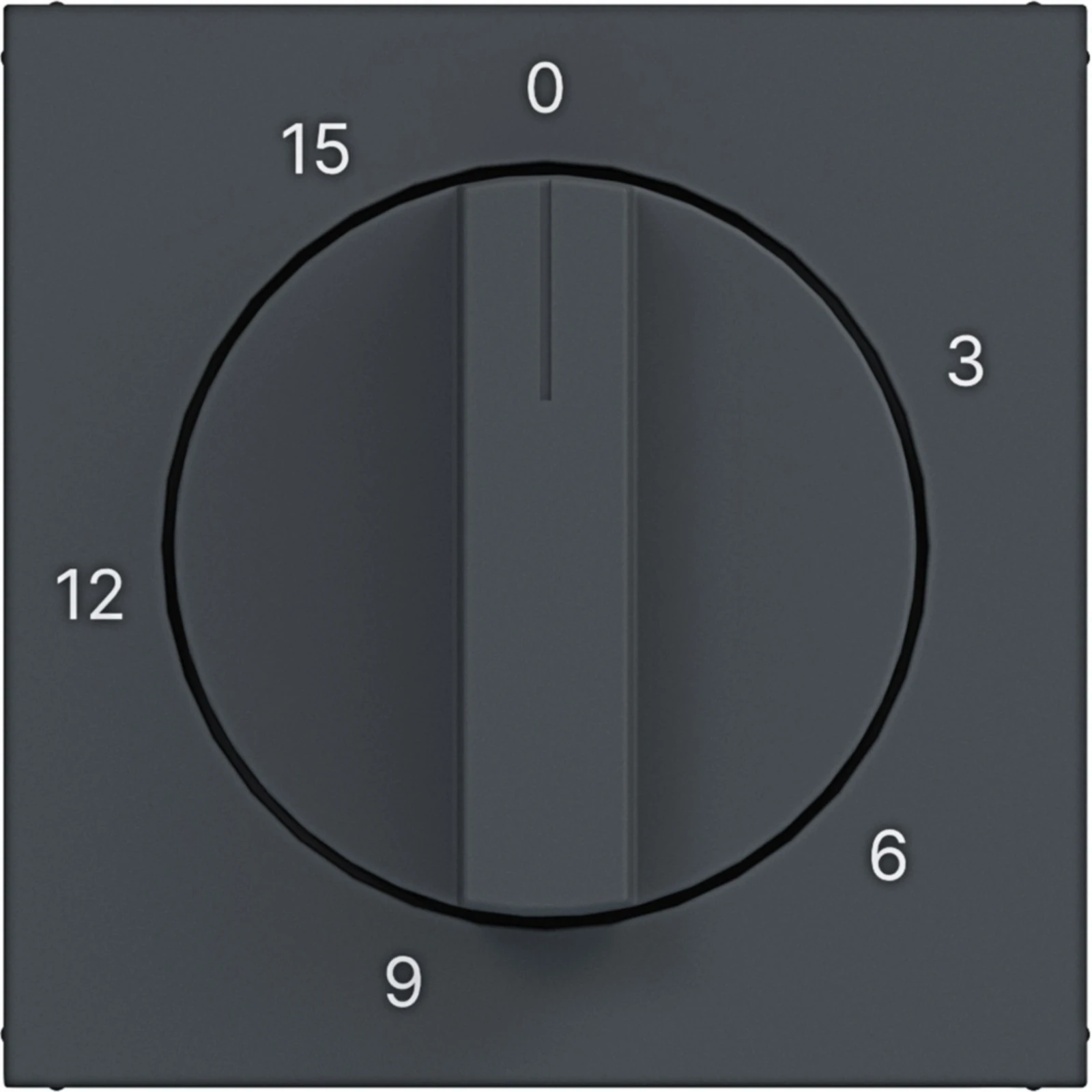 Control element/cover plate for domestic switching devices Hager A.x/C.x