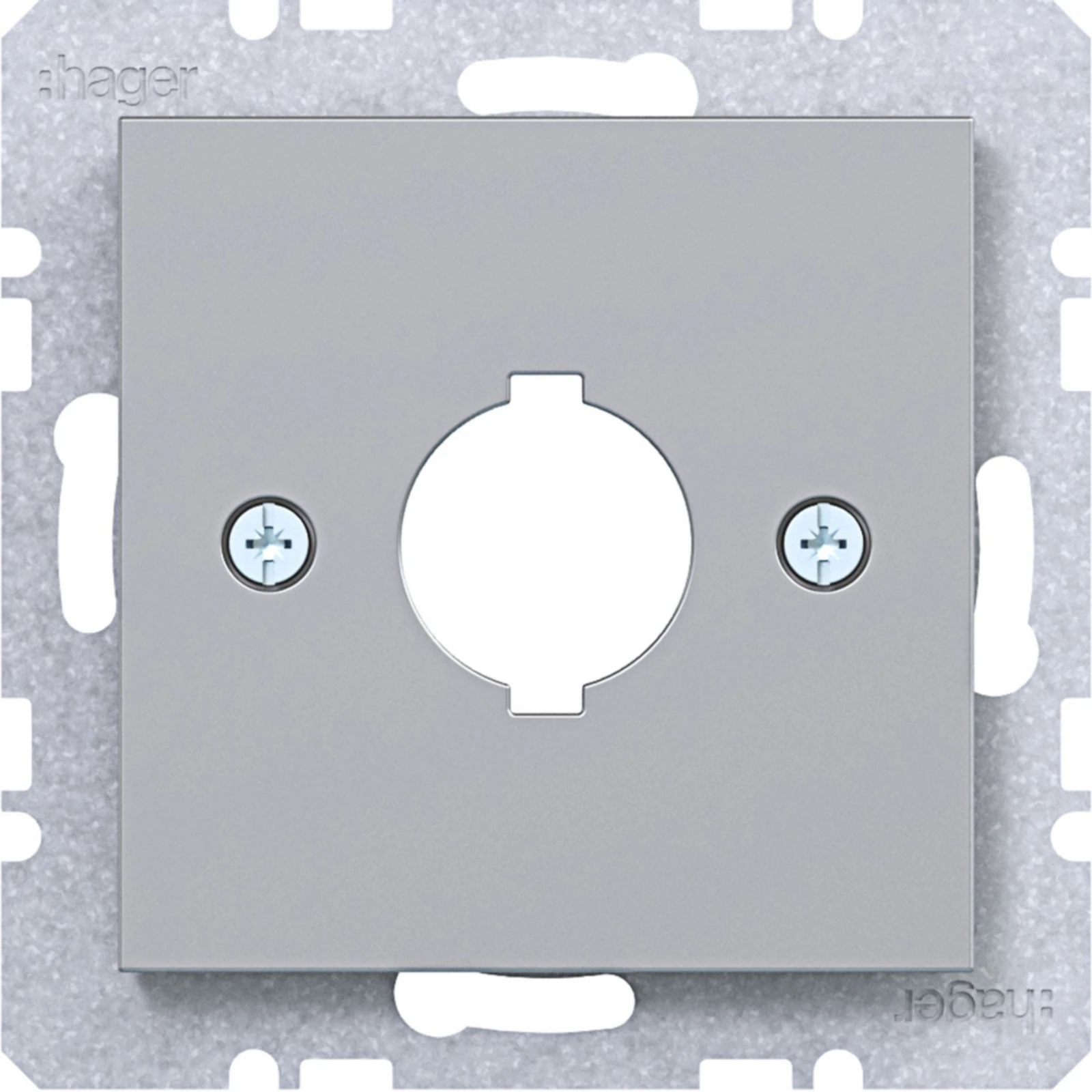 Onderdeel/centraalplaat communicatie-schakelmateriaal Hager A.x/C.x/S.1/B.x/Q.x/K.x