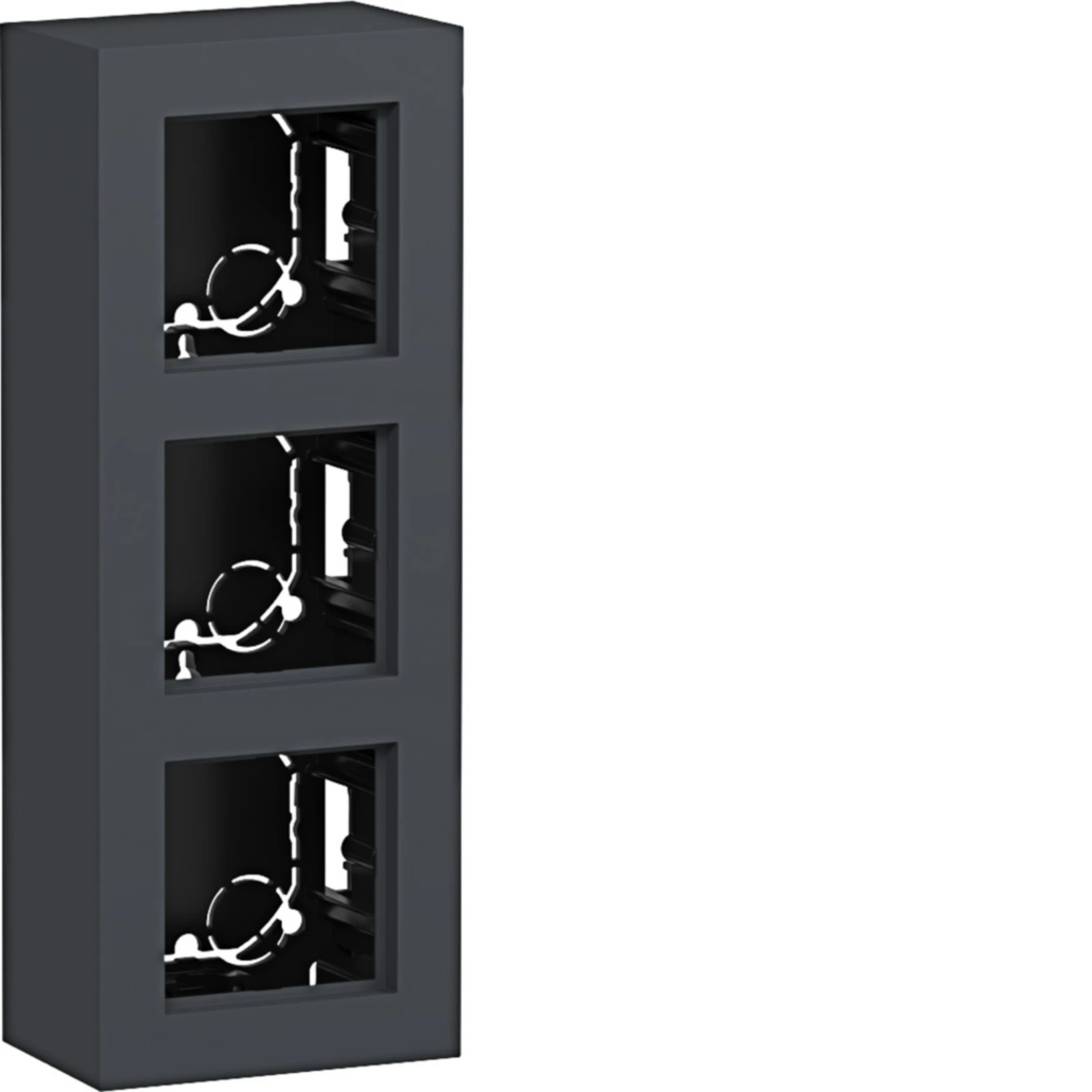Surface mounted box for flush-mounted switching equipment Hager A.8