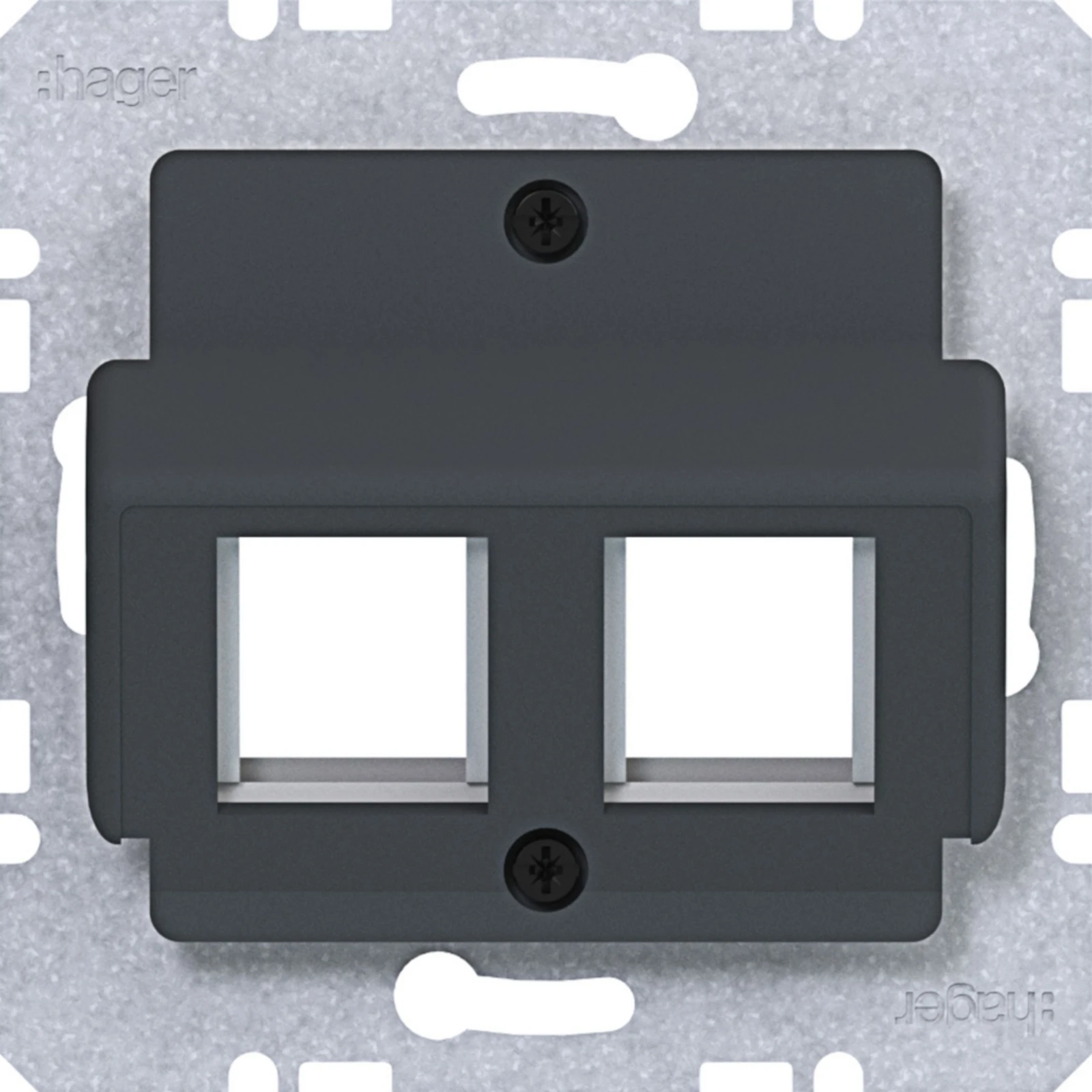 Insert/cover for communication technology Hager A.x/C.x/S.1/B.x/Q.x/K.x