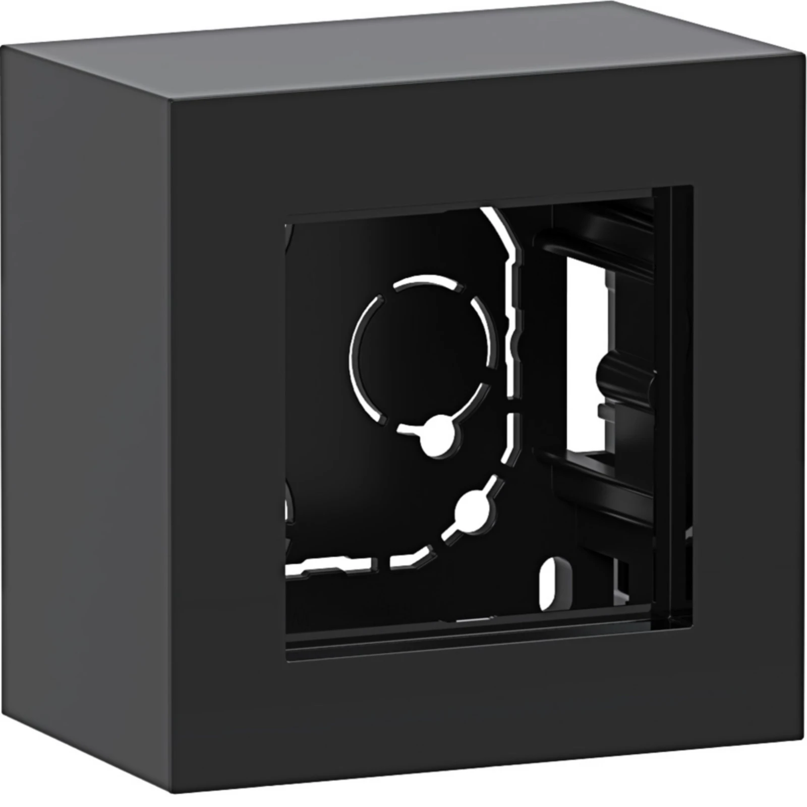 Surface mounted box for flush-mounted switching equipment Hager A.8