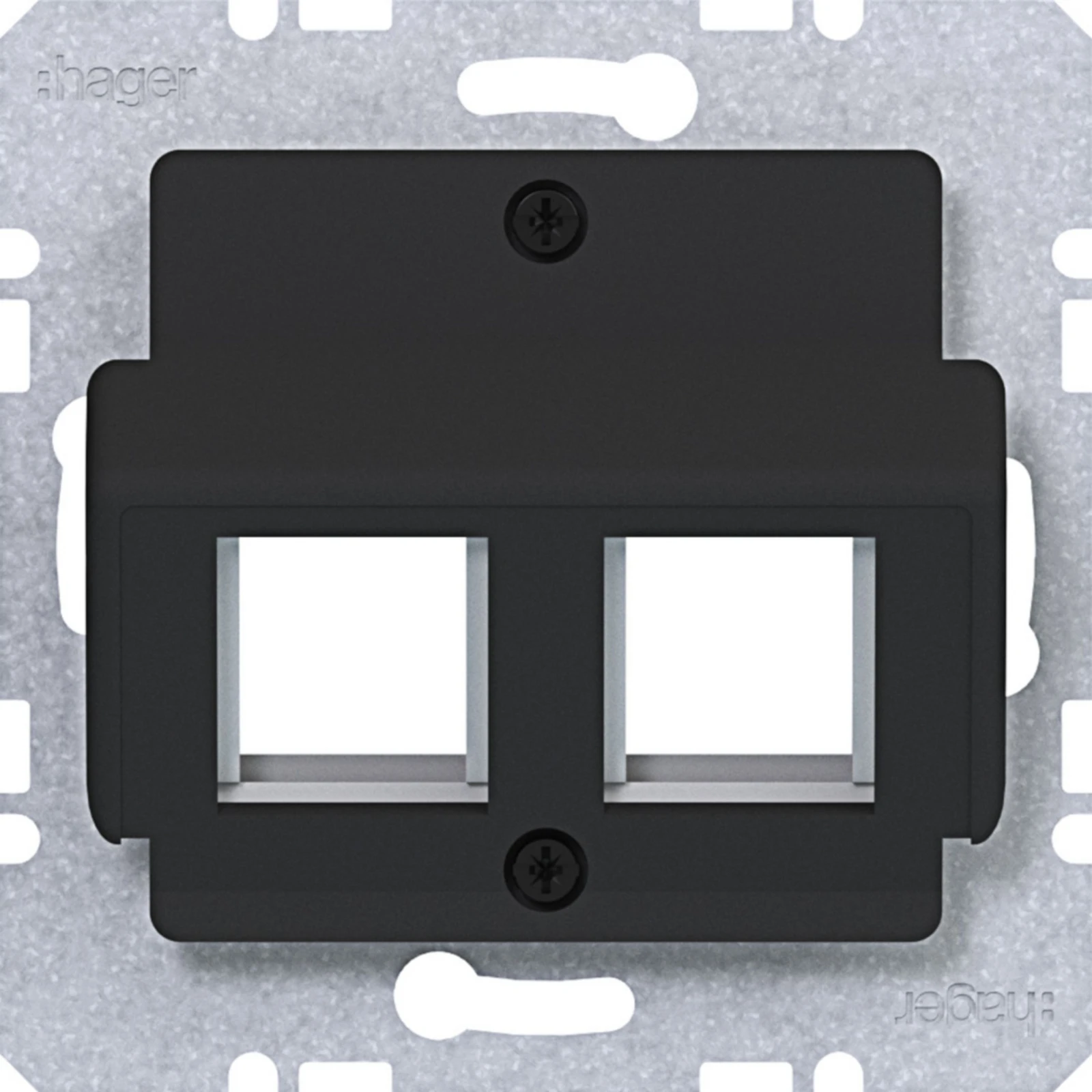Insert/cover for communication technology Hager A.x/C.x/S.1/B.x/Q.x/K.x