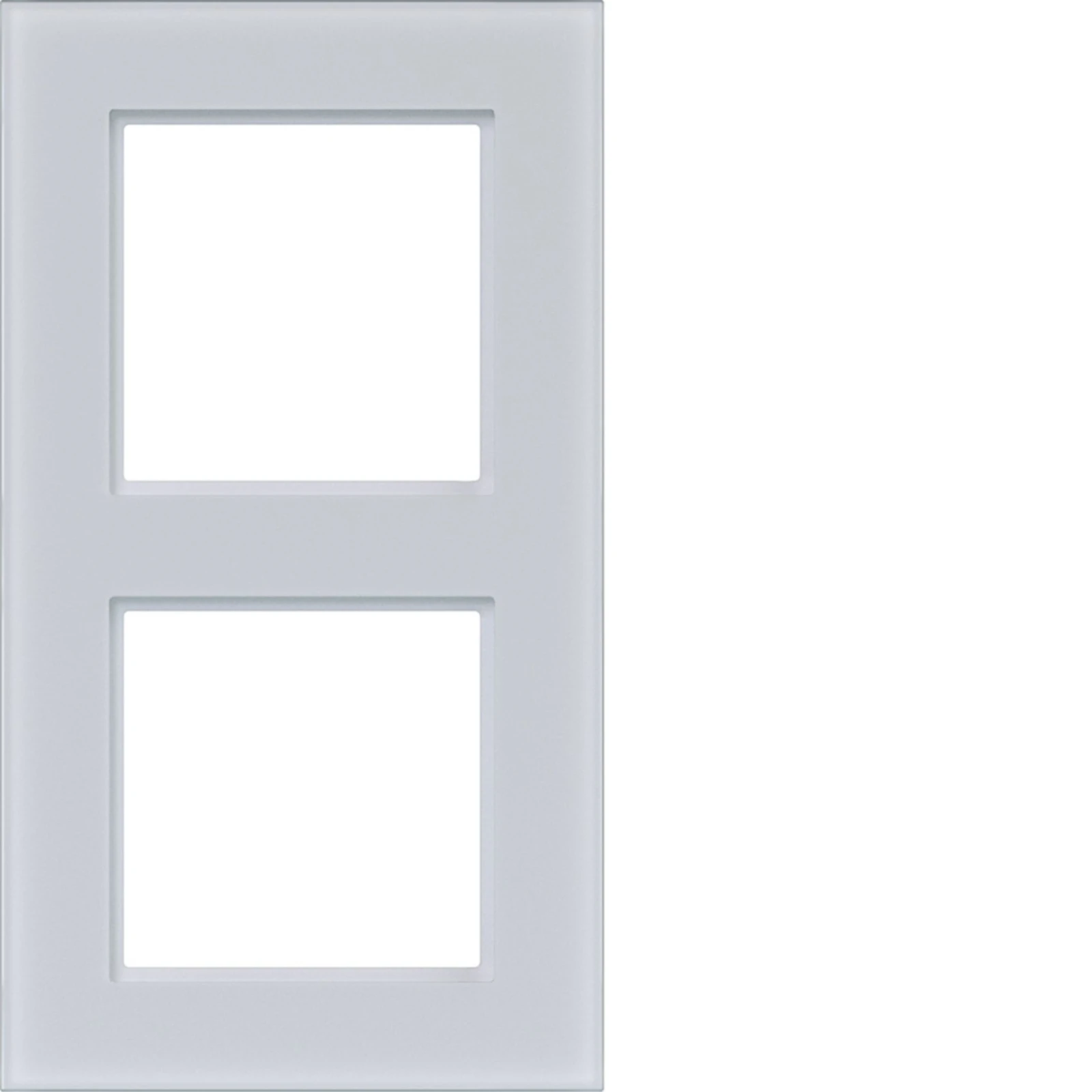 Cover frame for domestic switching devices Hager A.8