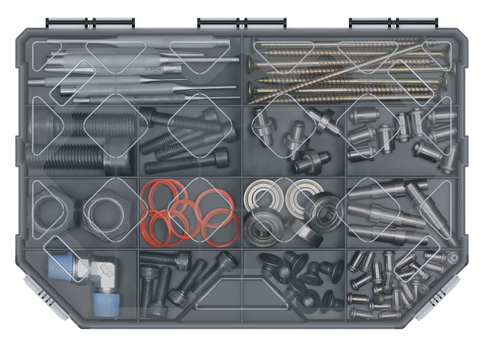 Assortimentsdoos bevestigingsmateriaal Kistenberg Tager