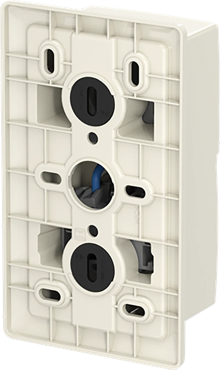 Combination of switch/push button with socket outlet ABB Busch-Jaeger AP plus