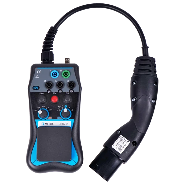 Meet- en testinstrument oplaadvoorziening elektrisch voertuig Metrel Meetadapters