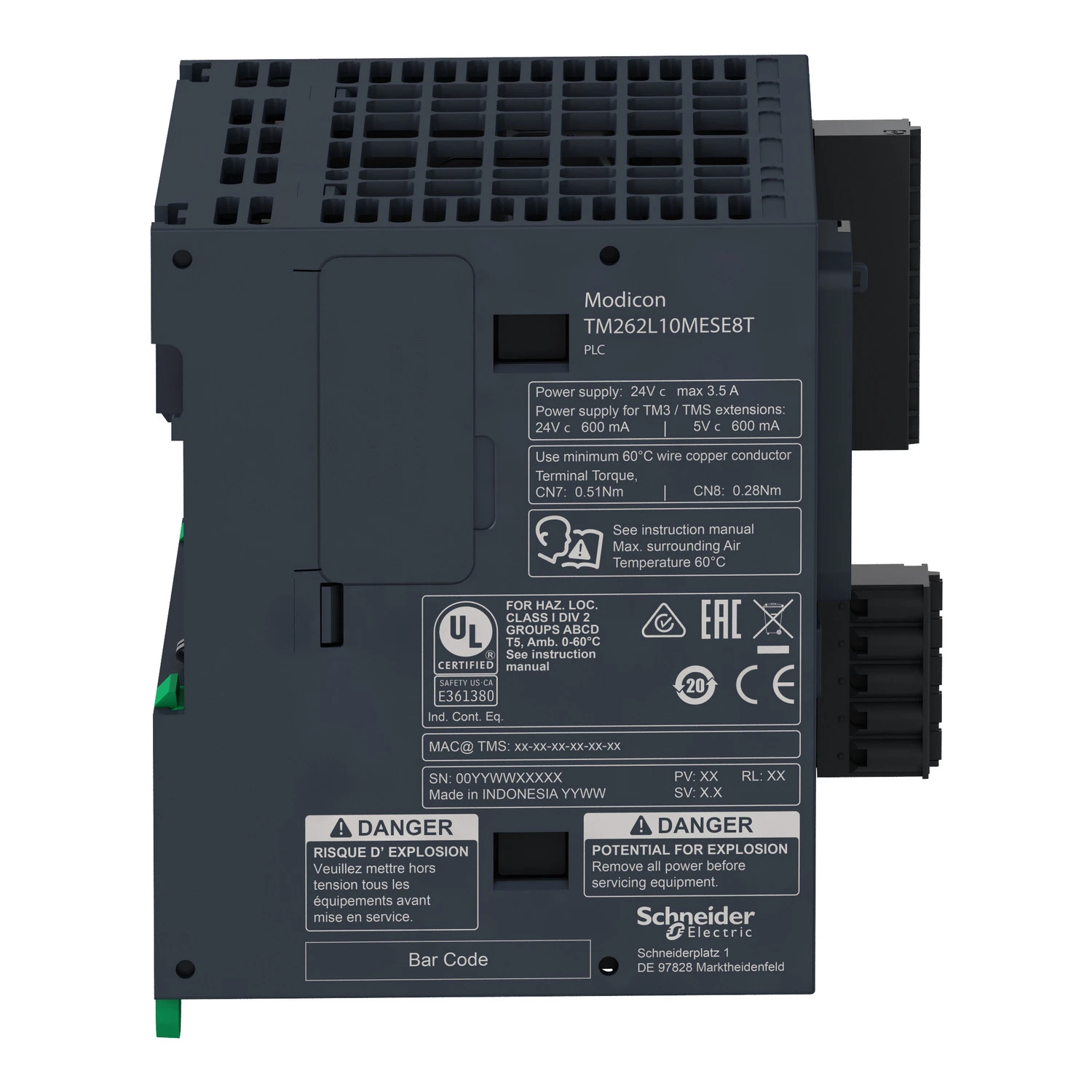 Schneider Electric TM262L10MESE8T | BPX