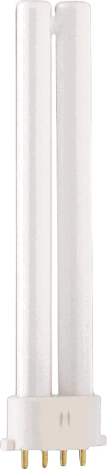MASTER PL-S 4 Pin - Compact fluorescent lamp without integrated ballast - Power: 9 W - Energy Efficiency Class: G