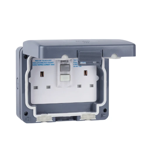 EXCL. WP IP66 2G NON LATCHING RCD