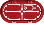 Hager Cable Entry Plate (Insulated) for Design Range: 5 Pieces