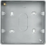 Two Row Twin Metalclad Back Box with Knockouts