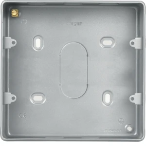 Two Row Twin Metalclad Back Box with Knockouts