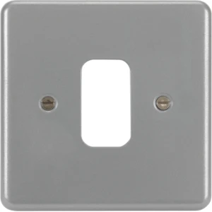 1 Gang Metaclad Grid Plate