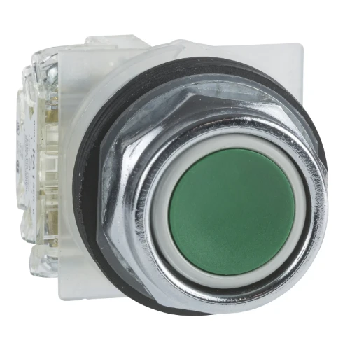 Pushbutton Green 30mm 1NO